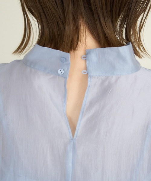 ROPE' PICNIC（ロペピクニック）の「インナーつきシアーブラウス（シャツ/ブラウス・レディース・ブラック/サックスブルー/ベージュ・38）」の18枚目の写真