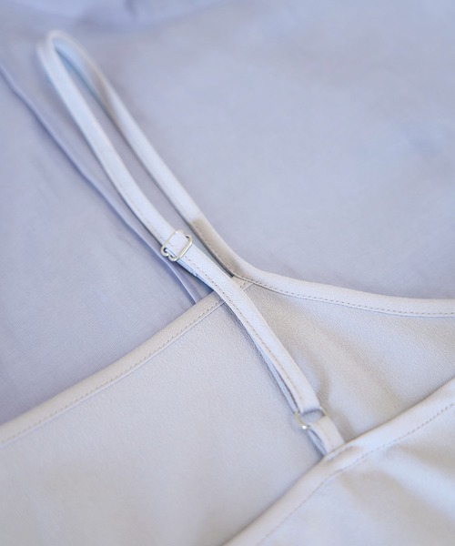 ROPE' PICNIC（ロペピクニック）の「インナーつきシアーブラウス（シャツ/ブラウス・レディース・ブラック/サックスブルー/ベージュ・38）」の12枚目の写真