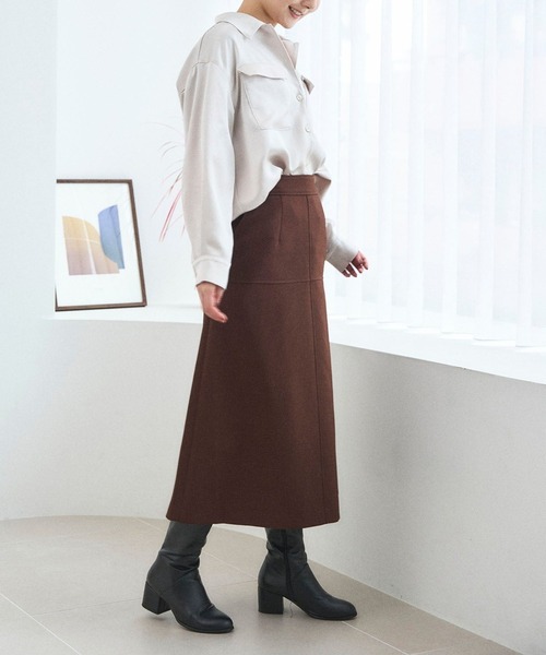 Sirin(シリン)の「≪セットアップ可≫ ヴィンテージサテンサファリシャツ(シャツ/ブラウス・レディース・ブラック/カーキ/オフホワイト・FREE)」の17枚目の写真