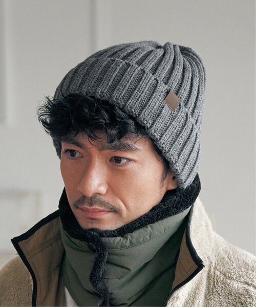 ikka（イッカ）の「ワイドリブニットワッチ（ニットキャップ/ビーニー・メンズ・ネイビー/グレー/ブラック/オリーブ・FREE）」の11枚目の写真
