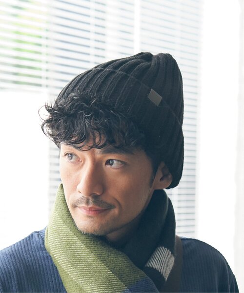 ikka（イッカ）の「ワイドリブニットワッチ（ニットキャップ/ビーニー・メンズ・ネイビー/グレー/ブラック/オリーブ・FREE）」の19枚目の写真