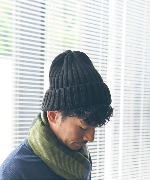 ikka（イッカ）の「ワイドリブニットワッチ（ニットキャップ/ビーニー・メンズ・ネイビー/グレー/ブラック/オリーブ・FREE）」の20枚目の写真