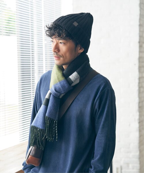 ikka（イッカ）の「ワイドリブニットワッチ（ニットキャップ/ビーニー・メンズ・ネイビー/グレー/ブラック/オリーブ・FREE）」の21枚目の写真