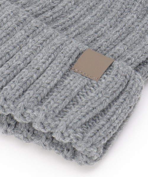 ikka（イッカ）の「ワイドリブニットワッチ（ニットキャップ/ビーニー・メンズ・ネイビー/グレー/ブラック/オリーブ・FREE）」の7枚目の写真