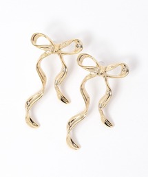 tiny tiny（ティニーティニー）の「垂らしリボンピアス[tiny tiny(ティニーティニー)]（ピアス（両耳用））」