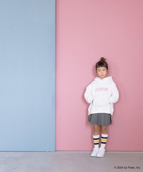 LOWRYS FARM(ローリーズファーム)の「GARFIELDパーカー 142349(パーカー・キッズ・ブラック/ホワイト・110cm/120cm/130cm/140cm/150cm)」の5枚目の写真