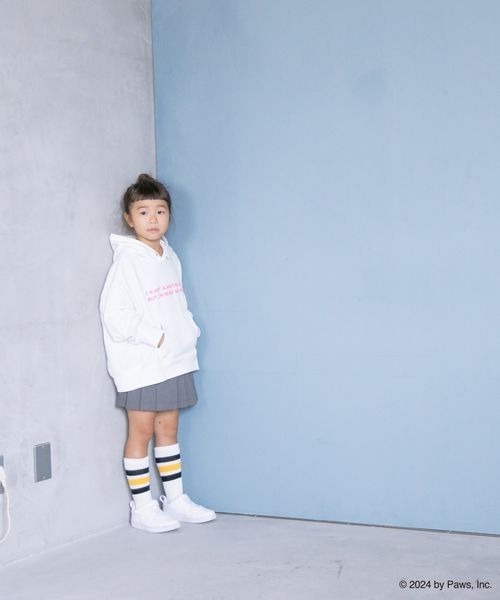 LOWRYS FARM(ローリーズファーム)の「GARFIELDパーカー 142349(パーカー・キッズ・ブラック/ホワイト・110cm/120cm/130cm/140cm/150cm)」の8枚目の写真