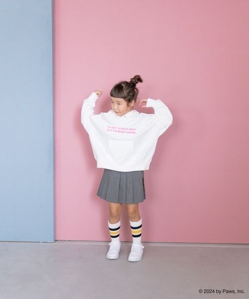 LOWRYS FARM(ローリーズファーム)の「GARFIELDパーカー 142349(パーカー・キッズ・ブラック/ホワイト・110cm/120cm/130cm/140cm/150cm)」の9枚目の写真