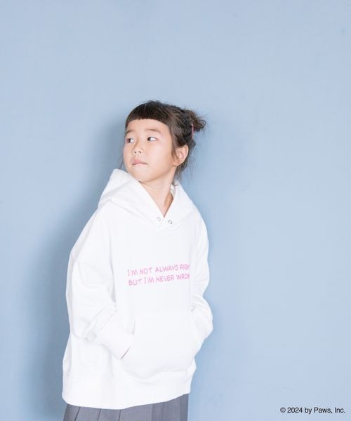 LOWRYS FARM(ローリーズファーム)の「GARFIELDパーカー 142349(パーカー・キッズ・ブラック/ホワイト・110cm/120cm/130cm/140cm/150cm)」の10枚目の写真