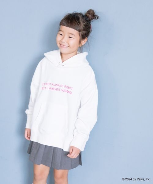 LOWRYS FARM(ローリーズファーム)の「GARFIELDパーカー 142349(パーカー・キッズ・ブラック/ホワイト・110cm/120cm/130cm/140cm/150cm)」の12枚目の写真