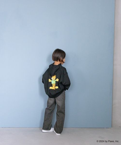 LOWRYS FARM(ローリーズファーム)の「GARFIELDパーカー 142349(パーカー・キッズ・ブラック/ホワイト・110cm/120cm/130cm/140cm/150cm)」の16枚目の写真