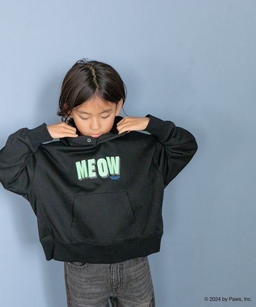 LOWRYS FARM(ローリーズファーム)の「GARFIELDパーカー 142349(パーカー・キッズ・ブラック/ホワイト・110cm/120cm/130cm/140cm/150cm)」の19枚目の写真