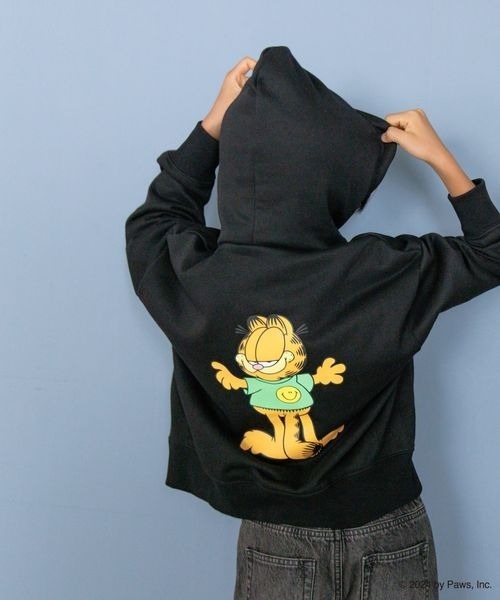 LOWRYS FARM(ローリーズファーム)の「GARFIELDパーカー 142349(パーカー・キッズ・ブラック/ホワイト・110cm/120cm/130cm/140cm/150cm)」の21枚目の写真