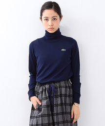 BEAMS BOY | LACOSTE / Wool タートルネック SPECIAL ▼(ニット/セーター)