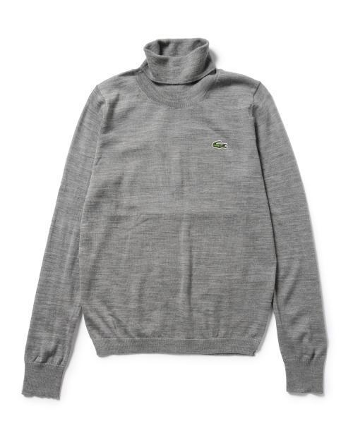 BEAMS BOY(ビームスボーイ)の「LACOSTE / Wool タートルネック SPECIAL(ニット/セーター・レディース・ホワイト/グレー/ネイビー・ONE SIZE)」の14枚目の写真