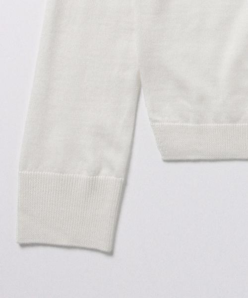 BEAMS BOY(ビームスボーイ)の「LACOSTE / Wool タートルネック SPECIAL(ニット/セーター・レディース・ホワイト/グレー/ネイビー・ONE SIZE)」の8枚目の写真