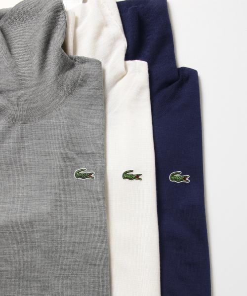 BEAMS BOY(ビームスボーイ)の「LACOSTE / Wool タートルネック SPECIAL(ニット/セーター・レディース・ホワイト/グレー/ネイビー・ONE SIZE)」の22枚目の写真