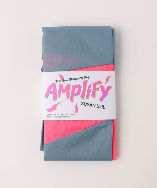 SUSAN BIJL（スーザンベル）の「＜SUSAN BIJL＞ショッピングバッグ L（エコバッグ/サブバッグ・レディース・グレー/ブラック・FREE）」の18枚目の写真