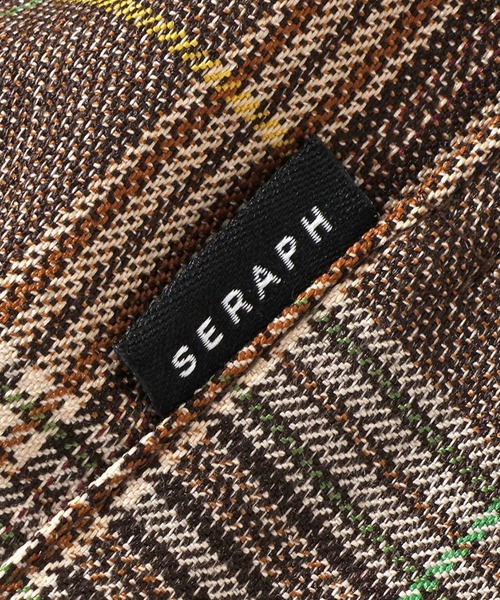 Seraph(セラフ)の「Seraph/セラフ センターピンタックハイウエストサロペットパンツ(サロペット/オーバーオール・キッズ・チェック/ブラック/ブラウン・140/130/120)」の11枚目の写真