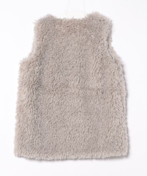 MAISON BREEZE reveur(メゾンブリーズレヴール)の「【MAISON BREEZE reveur】再入荷!プードルボア ミドル丈ベスト 31999M332 XNN(ベスト・レディース・ブラウン/グレイッシュベージュ/オフホワイト/グレー/ブラック・FREE)」の16枚目の写真