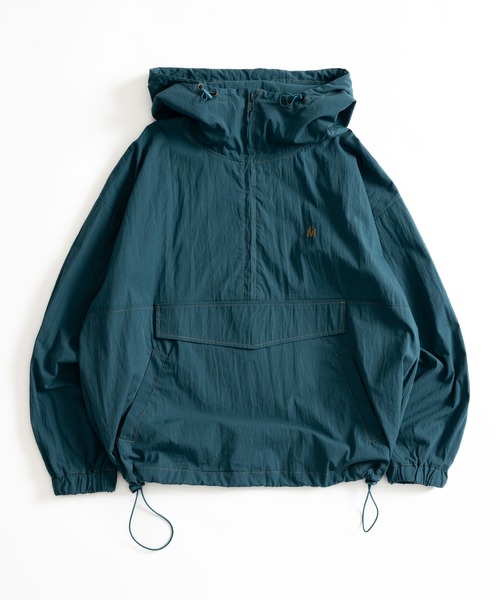 MACHATT ナイロンアノラックパーカーネイビーマチャットemmi