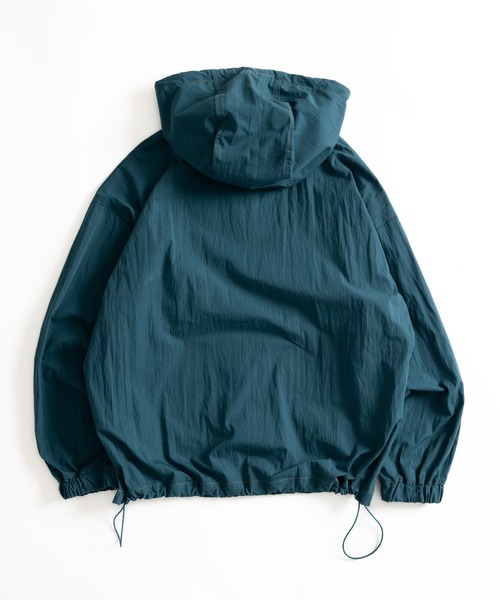 【美品】muse Deuxieme Classe アノラックパーカー　カーキ セール】ステッチ配色アノラックパーカー（パーカー）｜MUHET