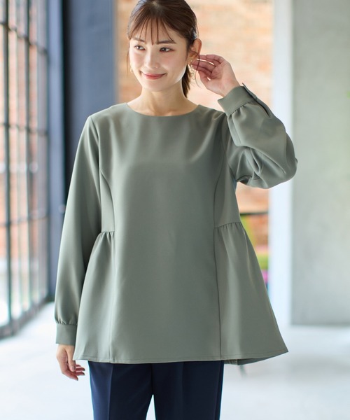 ペプラムブラウス（シャツ/ブラウス）｜Honeys（ハニーズ）の