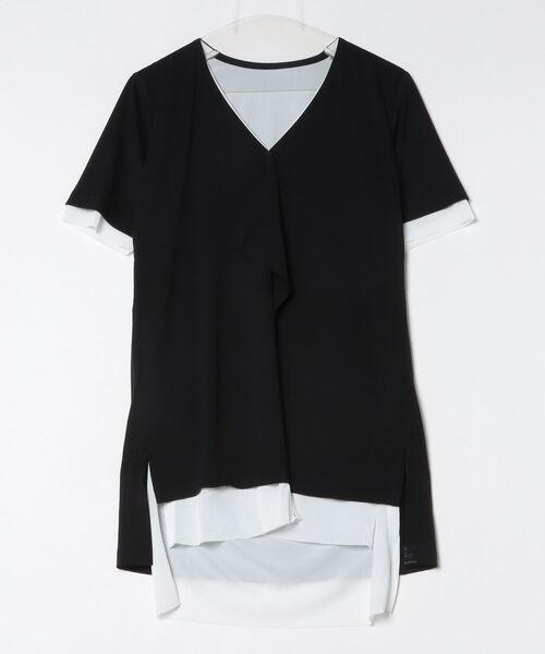 kiryuyrik（キリュウキリュウ）の「FrillLayeredT-Shirt（Tシャツ/カットソー・メンズ・ブラック×ホワイト/ブラック×ブラック/ホワイト×ホワイト・SMALL/MEDIUM/LARGE）」の2枚目の写真