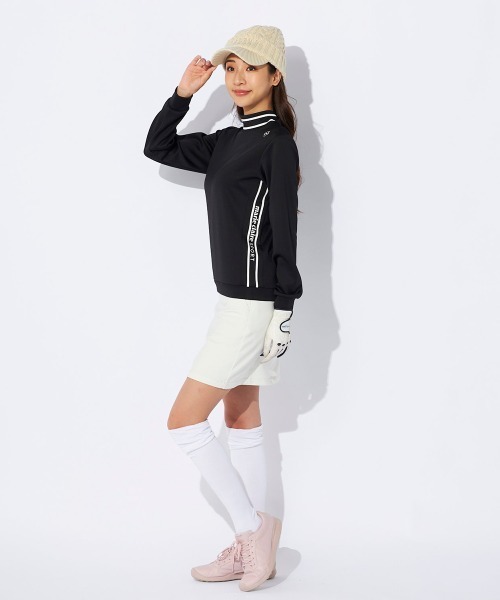 【セール】【marie claire/マリ.クレール】レディース長袖モックネックシャツ 長袖プルオーバー ゴルフ（Tシャツ/カットソー）｜marie claire（マリ・クレール）