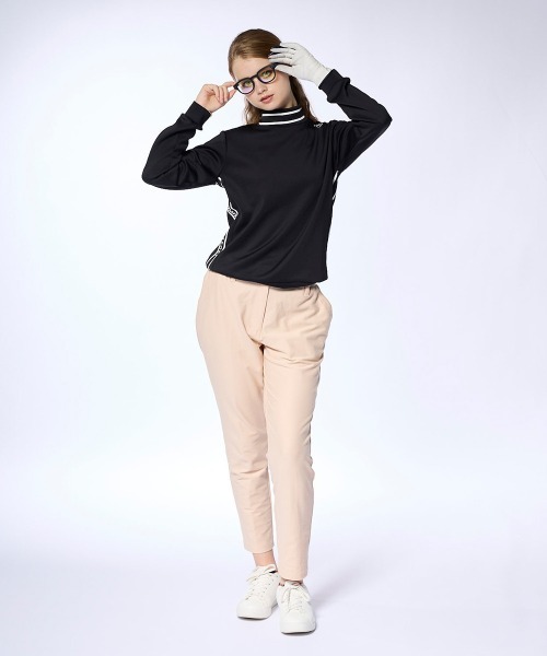 【セール】【marie claire/マリ.クレール】レディース長袖モックネックシャツ 長袖プルオーバー ゴルフ（Tシャツ/カットソー）｜marie claire（マリ・クレール）