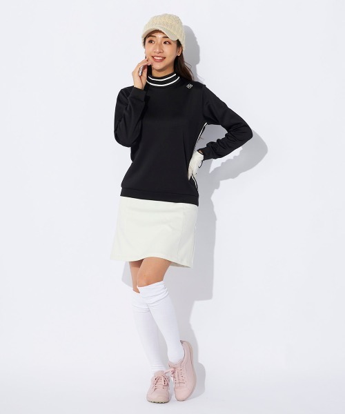 【セール】【marie claire/マリ.クレール】レディース長袖モックネックシャツ 長袖プルオーバー ゴルフ（Tシャツ/カットソー）｜marie claire（マリ・クレール）