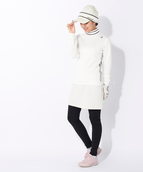 【セール】【marie claire/マリ.クレール】レディース長袖モックネックシャツ 長袖プルオーバー ゴルフ（Tシャツ/カットソー）｜marie claire（マリ・クレール）