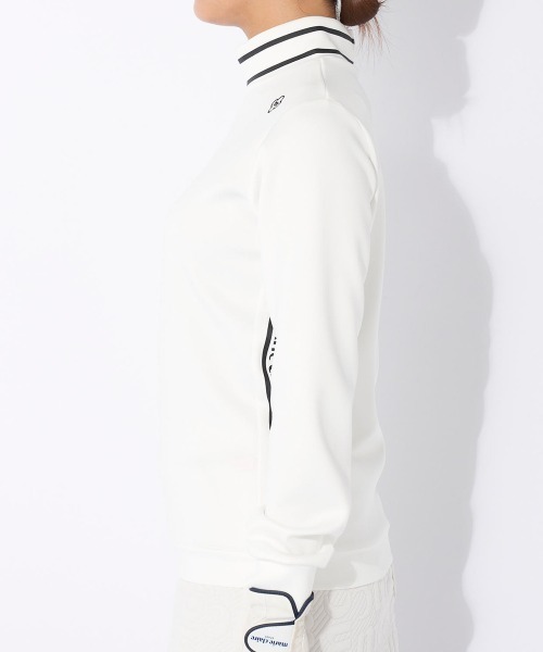 【セール】【marie claire/マリ.クレール】レディース長袖モックネックシャツ 長袖プルオーバー ゴルフ（Tシャツ/カットソー）｜marie claire（マリ・クレール）