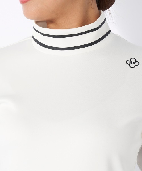 【セール】【marie claire/マリ.クレール】レディース長袖モックネックシャツ 長袖プルオーバー ゴルフ（Tシャツ/カットソー）｜marie claire（マリ・クレール）