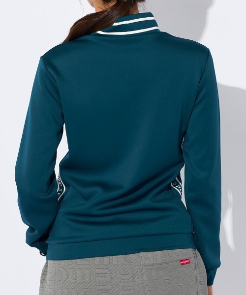 【セール】【marie claire/マリ.クレール】レディース長袖モックネックシャツ 長袖プルオーバー ゴルフ（Tシャツ/カットソー）｜marie claire（マリ・クレール）