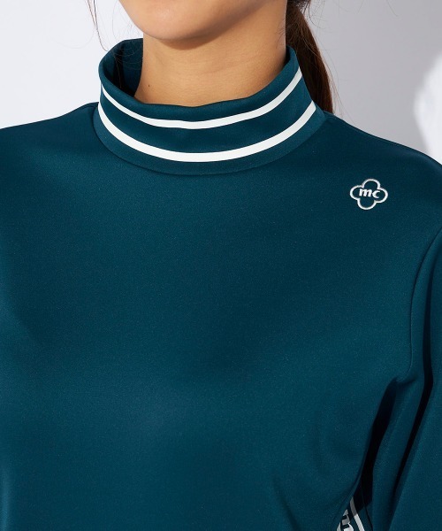 【セール】【marie claire/マリ.クレール】レディース長袖モックネックシャツ 長袖プルオーバー ゴルフ（Tシャツ/カットソー）｜marie claire（マリ・クレール）