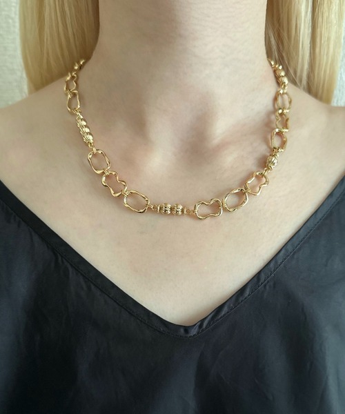 セール】LayeredChainNecklace/レイヤード チェーンネックレス