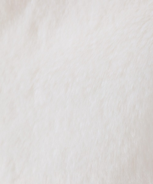 Honeys（ハニーズ）の「衿付ファーブルゾン（ブルゾン・レディース・チャコール/ベージュ/アイボリー/グレー・M/L）」の19枚目の写真