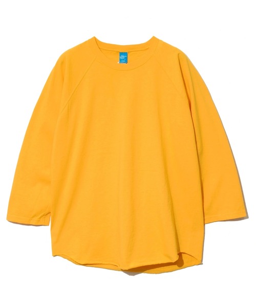 Good On(グッドオン)の「Good On/グッドオン BASEBALL T-SHIRTS(Tシャツ/カットソー・メンズ・ホワイト/コーラルピンク/ブルー系/ブラック系その他2/ブラック/イエロー系その他/ワイン/タン/ライトブルー/ブルー系その他/サーモンピンク/ダークグリーン/ライトイエロー・LARGE/MEDIUM/X-LARGE)」の10枚目の写真