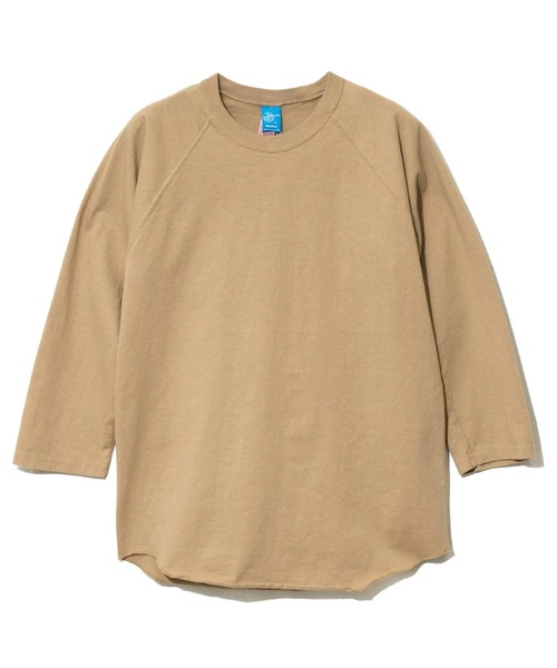 Good On(グッドオン)の「Good On/グッドオン BASEBALL T-SHIRTS(Tシャツ/カットソー・メンズ・ホワイト/コーラルピンク/ブルー系/ブラック系その他2/ブラック/イエロー系その他/ワイン/タン/ライトブルー/ブルー系その他/サーモンピンク/ダークグリーン/ライトイエロー・LARGE/MEDIUM/X-LARGE)」の4枚目の写真