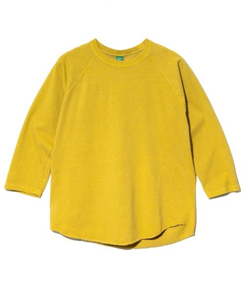 Good On（グッドオン）の「Good On/グッドオン　BASEBALL T-SHIRTS（Tシャツ/カットソー・メンズ・ホワイト/コーラルピンク/ブルー系/ブラック系その他2/ブラック/イエロー系その他/ワイン/タン/ライトブルー/ブルー系その他/サーモンピンク/ダークグリーン/ライトイエロー/マスタード・LARGE/MEDIUM/X-LARGE）」の9枚目の写真