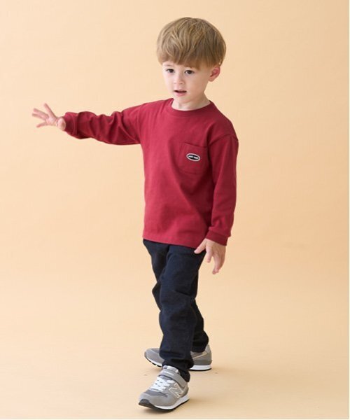 petit main(プティマイン)の「【GOODPRICE】無地長袖Tシャツ(Tシャツ/カットソー・キッズ・ブルー/レッド/ベージュ/オフホワイト/ブラック/ライトピンク・100cm/90cm/80cm/130cm/120cm/110cm)」の7枚目の写真