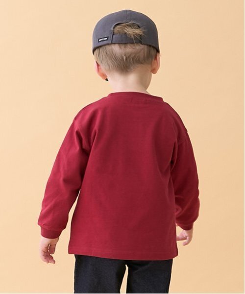 petit main(プティマイン)の「【GOODPRICE】無地長袖Tシャツ(Tシャツ/カットソー・キッズ・ブルー/レッド/ベージュ/オフホワイト/ブラック/ライトピンク・100cm/90cm/80cm/130cm/120cm/110cm)」の8枚目の写真