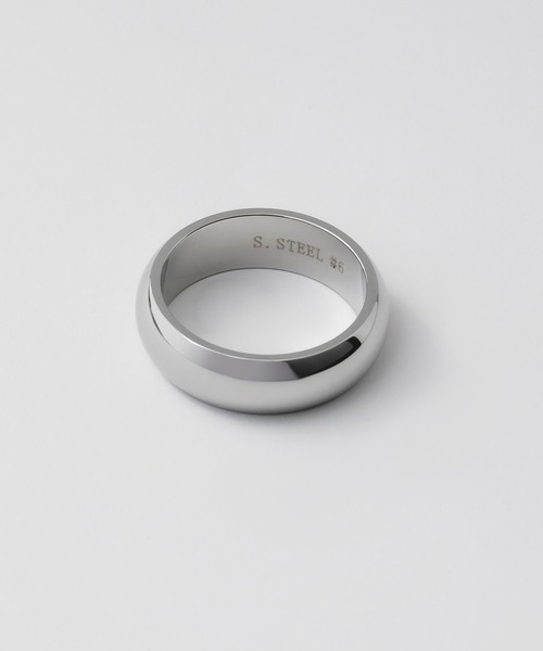 ciite' surgical stainless(シーテサージカルステンレス)の「【 金属アレルギー対応 】 シンプルリング サージカルステンレス(リング・レディース・シルバー/ゴールド・13号/9号/11号/7号/15号)」の8枚目の写真
