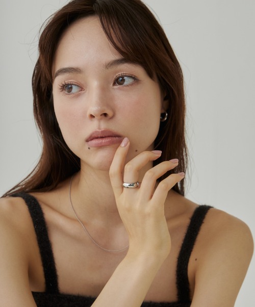 ciite' surgical stainless(シーテサージカルステンレス)の「【 金属アレルギー対応 】 シンプルリング サージカルステンレス(リング・レディース・シルバー/ゴールド・13号/9号/11号/7号/15号)」の4枚目の写真