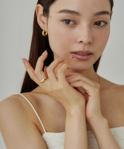 ciite' surgical stainless(シーテサージカルステンレス)の「【 金属アレルギー対応 】 シンプルリング サージカルステンレス(リング・レディース・シルバー/ゴールド・13号/9号/11号/7号/15号)」の15枚目の写真