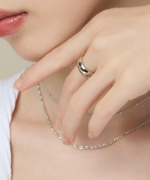 ciite' surgical stainless(シーテサージカルステンレス)の「【 金属アレルギー対応 】 シンプルリング サージカルステンレス(リング・レディース・シルバー/ゴールド・13号/9号/11号/7号/15号)」の20枚目の写真