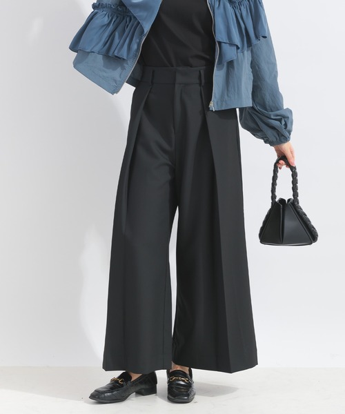 PICCIN(ピッチン)の「【低身長さん向け】タックワイドパンツ(その他パンツ・レディース・チャコールグレー/オフホワイト/ブラック・M/S)」の16枚目の写真