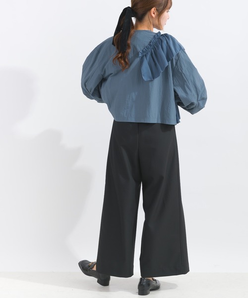 PICCIN(ピッチン)の「【低身長さん向け】タックワイドパンツ(その他パンツ・レディース・チャコールグレー/オフホワイト/ブラック・M/S)」の19枚目の写真