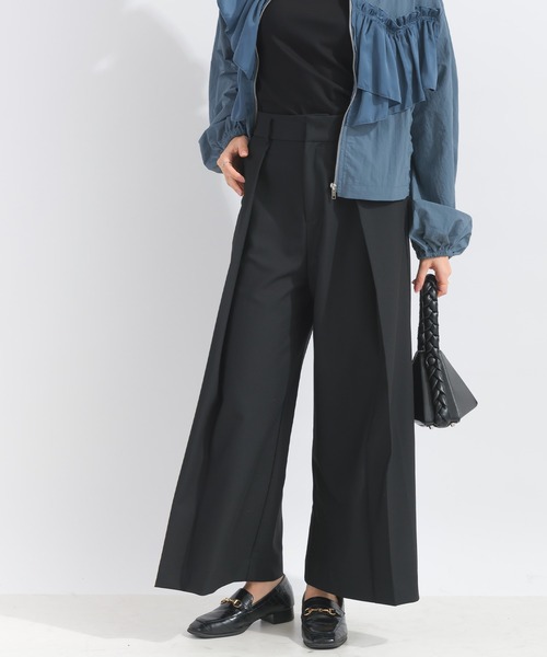 PICCIN(ピッチン)の「【低身長さん向け】タックワイドパンツ(その他パンツ・レディース・チャコールグレー/オフホワイト/ブラック・M/S)」の13枚目の写真